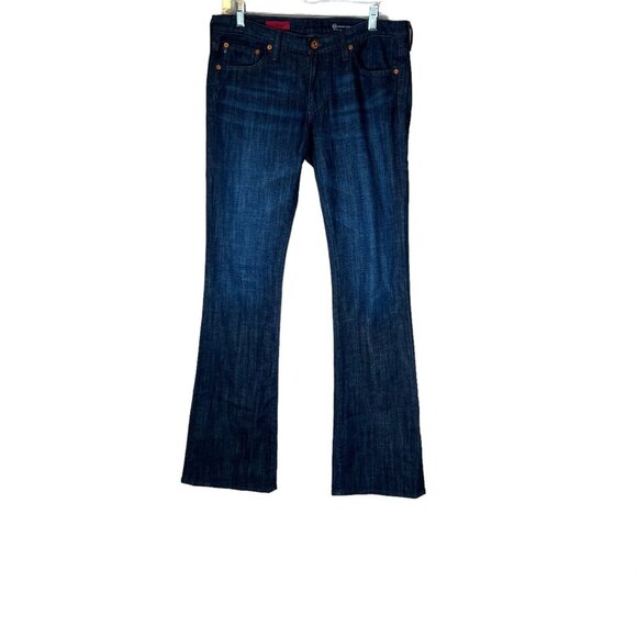 Adriano Goldschmied AG The Angel Bootcut Jeans Size 30R Dark Wash 32x34 - Picture 1 of 8